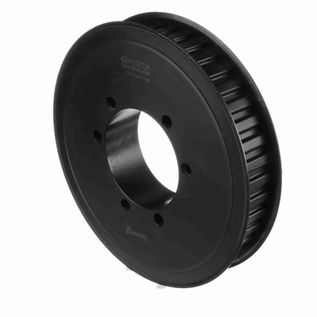 Browning Steel Bushed Bore Gearbelt Pulley, 42H100SK 42H100SK